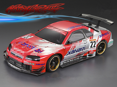 1set GTR34 NISMO 1/10 drift RC PC body shell 195 width Transparent clean no painted drift body shell RC hsp hpi trax Tamiya ► Photo 1/2