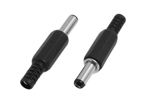 10pcs DC 5.5x2.5 mm 5.5x2.1mm Power cable Male Plug 14mm Connector Adapter Plastic 5.5mm x 2.1mm 2.5mm ► Photo 1/2
