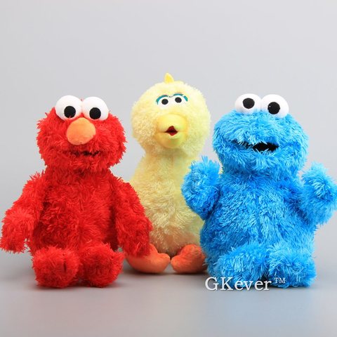High Quality 3 Styles to Choose Sesame Street Elmo Cookie Monster Big Bird Plush Doll Toys Soft Stuffed Animals 30-33 cm ► Photo 1/6