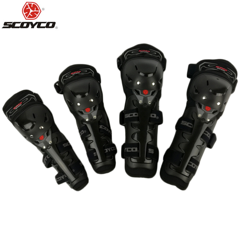 SCOYCO Motorcycle Protective Kneepads Moto Racing Knee Elbow Pads Protector Motocross Sports Protective Gear K11-2 ► Photo 1/6