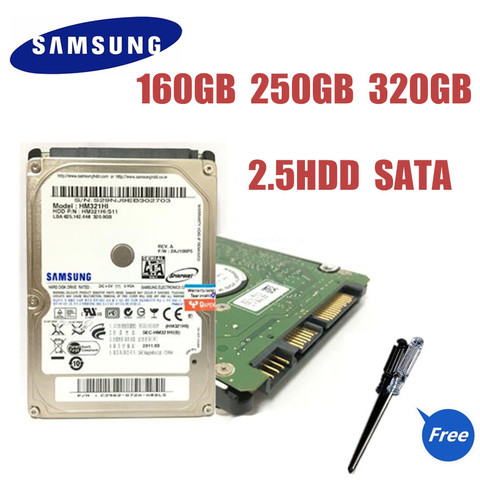 SAMSUNG Laptop Notebook 500GB 80GB 160GB 250GB 320GB 160G 250G 320GB 500G 1TB 2.5 HDD 5400rpm 8M SATA Internal Hard Drives disk ► Photo 1/5