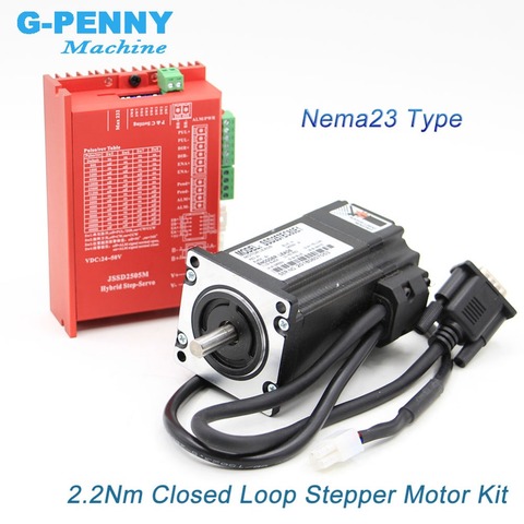 Free shipping! Nema 23 2.2N.m Closed Loop Stepper Motor kits 2.0 Nm 285Oz-in Nema23 stepper motor and drivers / servo motor kits ► Photo 1/6