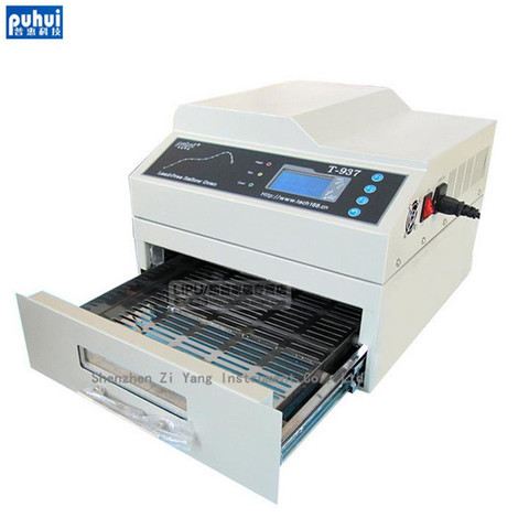 Orignal PUHUI T-937 2300W Lead-free Reflow Oven 220V Infrared IC Heater  BGA SMD SMT  T937 Reflow Solder Oven ► Photo 1/3