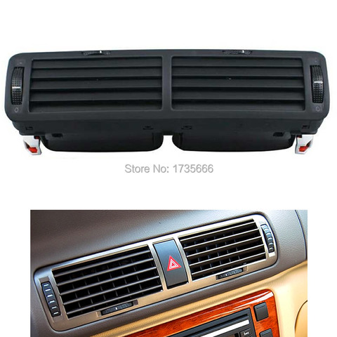 Black Front Dashboard Central Air Vent Outlet A/C Heater For Vw Passat B5 97-2005,  3B0819728 A/B/C/D 2AQ ► Photo 1/1