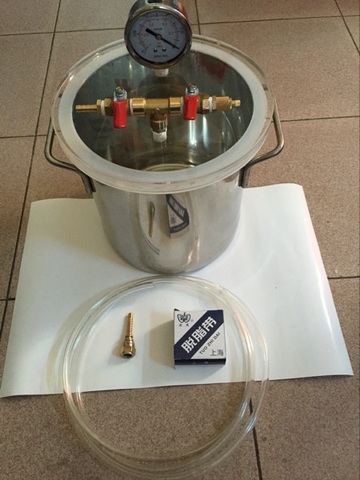 1.6 Gallon Stainless Steel Vacuum Degassing Chamber for Resin Glue and others ► Photo 1/1