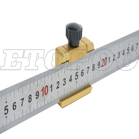 Angle Scribe Aluminum Alloy 45 Degrees Angle Line Caliber Ruler Carpenter Locator Ruler Block Gauge Woodworking Tools ► Photo 1/6