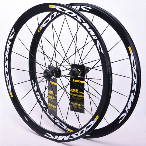 Latest high quality  40mm Original Hot sale 700C alloy V brake bike wheels BMX road bicycle wheelset road aluminum cosmic  elite ► Photo 1/6