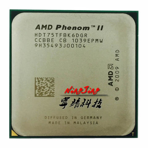 AMD Phenom II X6 1075T 1075  CPU/HDT75TFBK6DGR/AM3/938pin/125W/3.0GHz/E0  Socket AM3 ► Photo 1/1