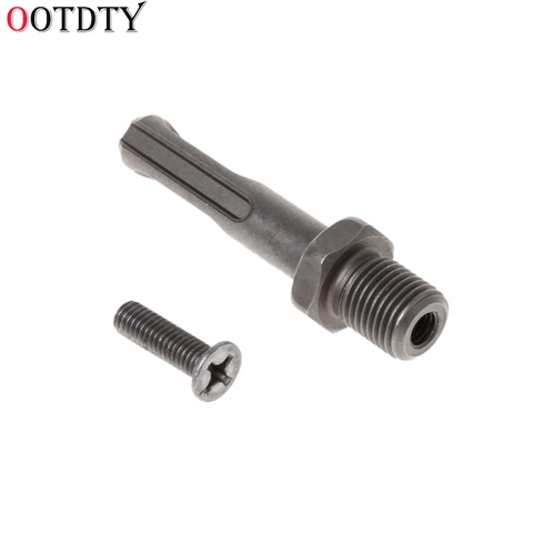 OOTDTY 12mm Thread Dia SDS Plus Round Shank Drill Chuck Adapter Connector Gray ► Photo 1/6