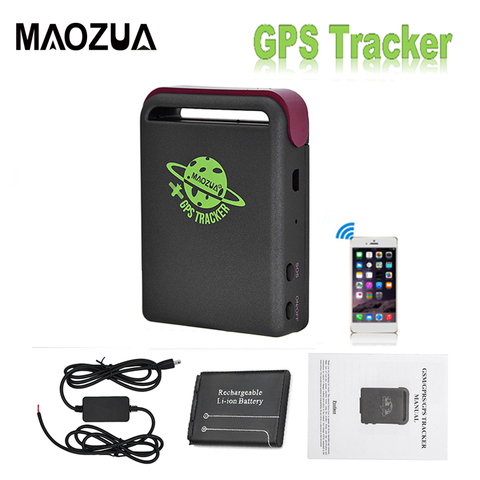 Mini TK102B GPS Tracker Real-time Vehicle GSM GPRS Car Trackers Tracking Locator Device with car charger battery ► Photo 1/6