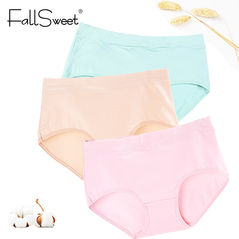 Shop Generic Fallsweet 3 Pcs / Lot Women Underwear Cotton Panties