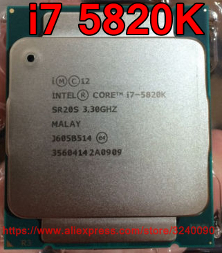 Original Intel CPU CORE i7 5820K Processor i7-5820K 3.30GHz 15M 6-Cores Socket2011-3 free shipping ► Photo 1/1