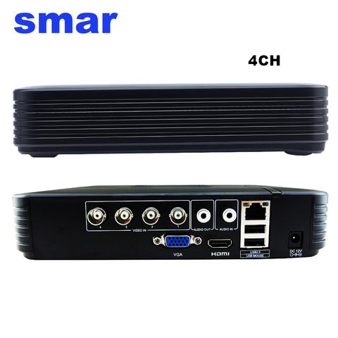 Mini 4CH 8CH 1080N AHD DVR 5 in 1 Hybrid DVR HVR Video Recorder Onvif XMEYE Cloud P2P Home Security 1080P NVR CCTV DVR System ► Photo 1/6