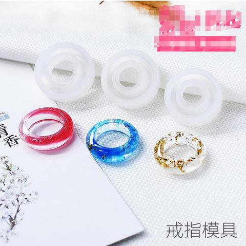 New Transparent Silicone Mould Dried Flower Resin Decorative Craft DIY arc ring mold Type epoxy resin molds for jewelry ► Photo 1/6