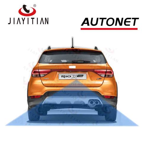 JIAYITIAN DIY Rear view Camera for Kia Rio X-Line x line 2017 2022 License plate housing kit Lights Bracket  backup camera ► Photo 1/3