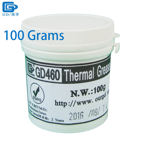GD460 Thermal Conductive Paste Grease Silicone Plaster Heat Sink Compound Silver Net Weight 100 Grams For LED CPU Cooler CN100 ► Photo 1/4