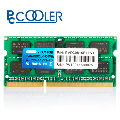 4GB 8GB  NB 4G 8G Laptop notebook Memory RAM Memoria Module Computer  PC3L DDR3L 1.35V 12800S 1600MHZ DIMM RAM ► Photo 1/4