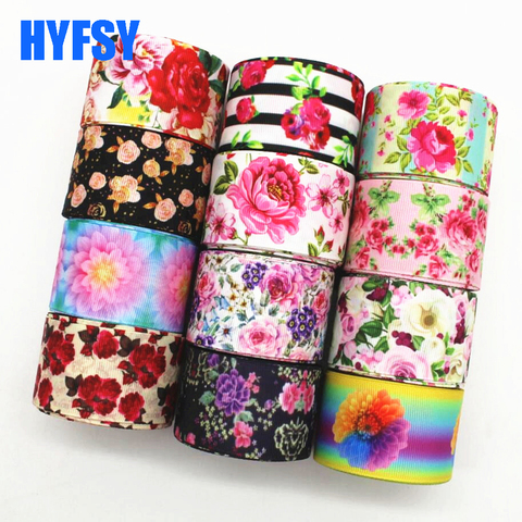 New flower1-1/2 38mm ribbon DIY hand bow gift wrap 10 yards. Grosgrain ribbons flowers headwear colorful ► Photo 1/6