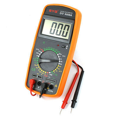 Electrical AC DC Volt Amp Ohm hFE Temp Freq Diode Capacitor Test Analogue Multimeter w Lead ► Photo 1/1