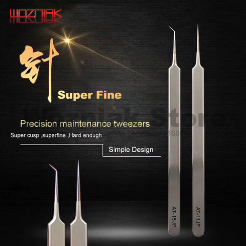 Repair Tweezers Super Pointed High Hardness Head Precise fpr Electrician Microscopic Work Cosmetology Blackhea Lengthen Forceps ► Photo 1/5