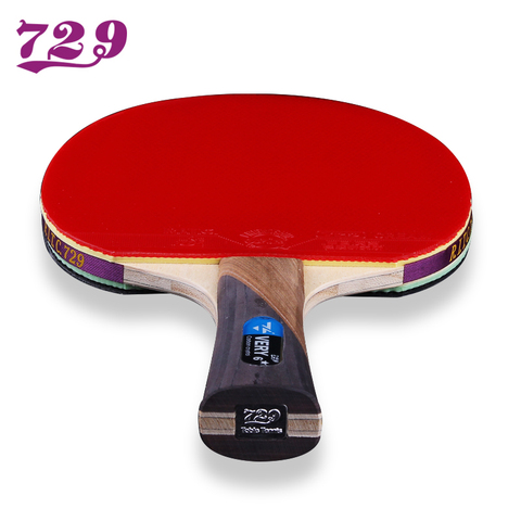 Friendship 729 Very-7 Stars Table Tennis Racket Blade With Double Face Pimples-in Racket Rubber Original Ping Pong bat with bag ► Photo 1/1