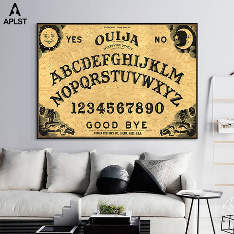 History Review On Ouija Board Posters Wall Art Prints Canvas Painting Home Decor Pictures For Bedroom Living Room Aliexpress Er Aplst City Alitools Io - Ouija Board Home Decor