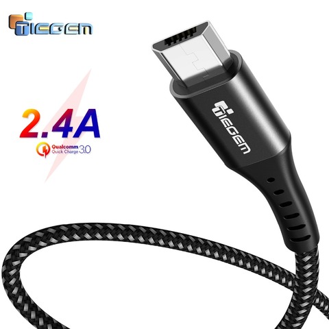 TIEGEM Micro USB Cable for Xiaomi Redmi Note 5 Pro 4  Micro USB Charger Data Cable for Samsung S3 S4 S7 Mobile Phone 1m 2m ► Photo 1/6