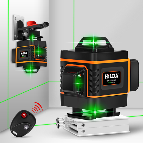 16 Lines 4D Laser Level  green line Self-Leveling 360 Horizontal And Vertical Super Powerful Laser level green Beam laser level ► Photo 1/6