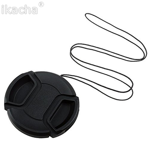 Camera Lens Cap Protection Cover 49mm/52mm/55mm/58mm/62mm/67mm/72mm/77mm/ With Anti-lost Rope ► Photo 1/6