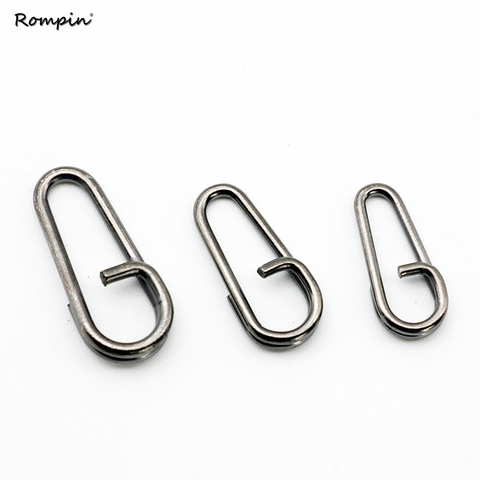 Rompin 50pcs/lot Snap Swivel Bent Head Oval Split Rings 16mm 18mm 21mm Lure  Fishing Tackle Steel Fishing lures Split - Price history & Review, AliExpress Seller - Rompin Store