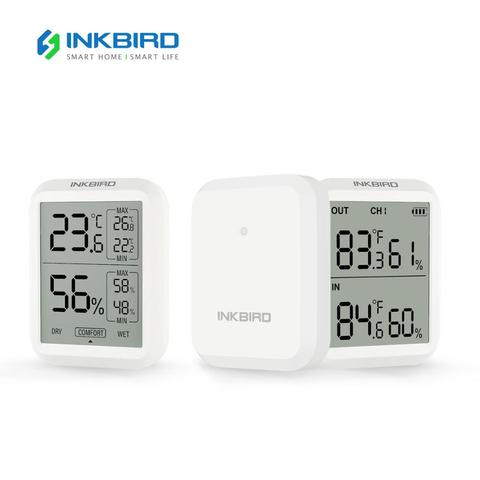 ITH 20 20R High Accuracy Digital Thermometer Hygrometer Temperature Humidity Gauge Monitor Indoor Outdoor Weather Station ► Photo 1/6