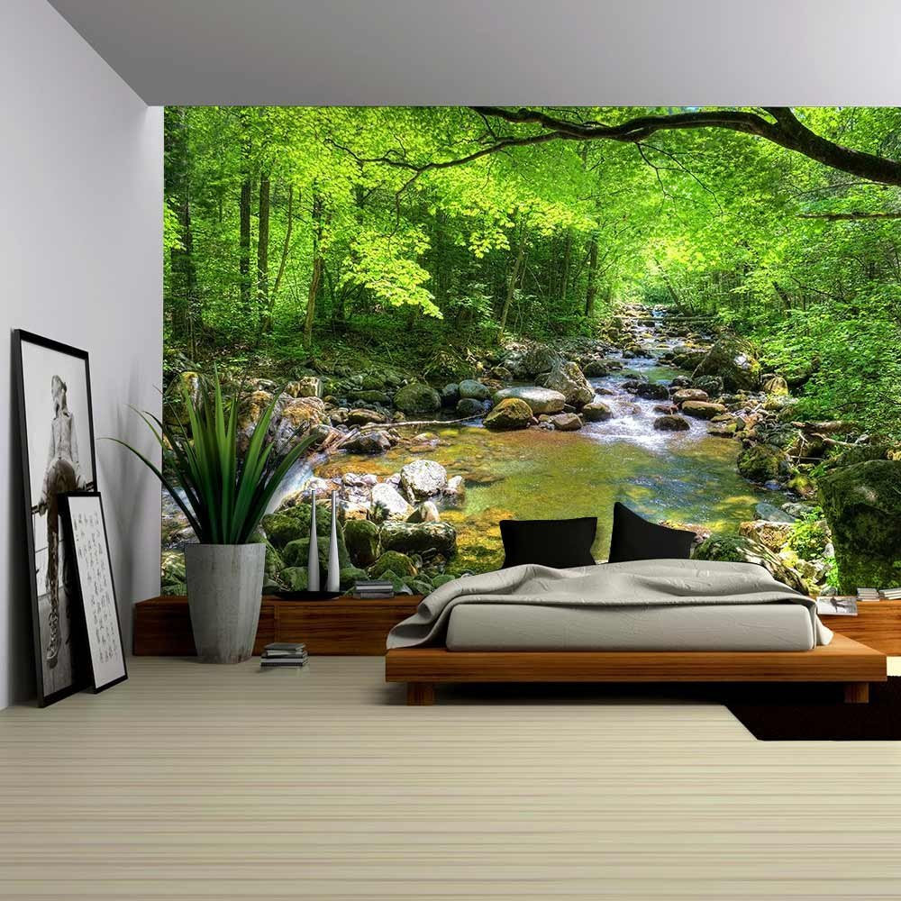 Moisture-proof Wallpapers For Home Bedroom Wall Decor Cover Forest Design Murals 