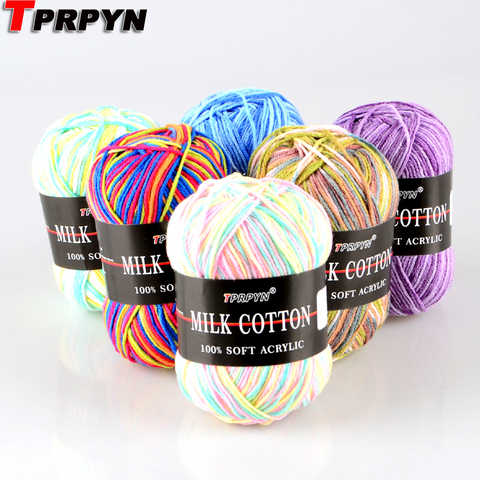 1Pc=50g Baby Milk Cotton Yarn Crochet Yarn For Knitting Wool Yarn Warm Chunky Yarn For Children Hand Knitted Yarn Knit Blanket ► Photo 1/6