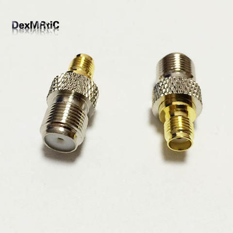 1pc  SMA female to F Type female RF Coax Adapter Connector Straight type NEW Wholesale ► Photo 1/6