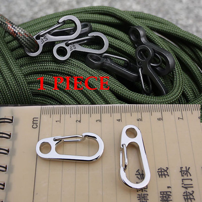 10x Aluminum Alloy Carabiner D-Ring Key Chain Clip Hook Outdoor Camping Buckle*J 