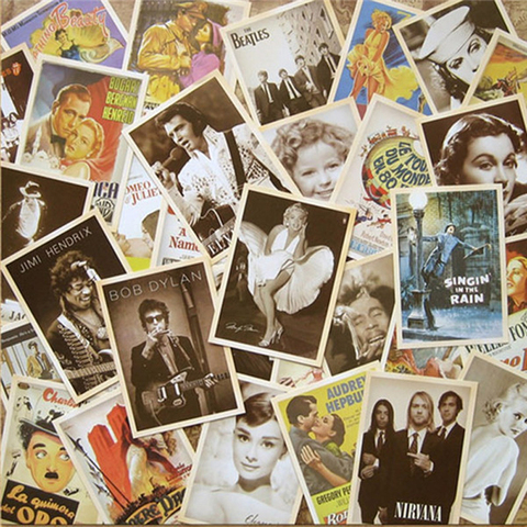 32pcs Classic Old Photos Style Postcards Cartoon Post Card Poster Drawing Greeting Gift Theme Vintage Collectible Card Set 25 ► Photo 1/6