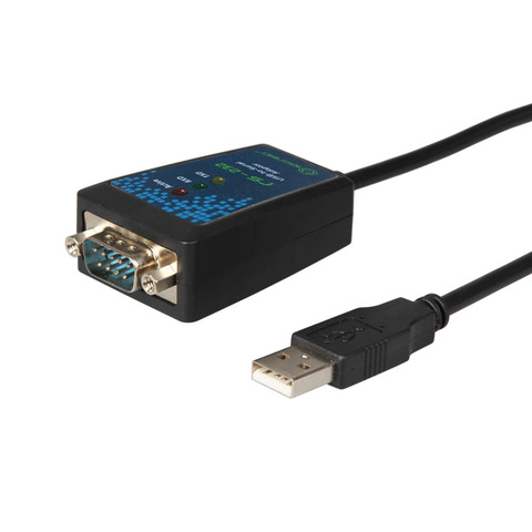 Computer Cables & Connectors USB RS232 Adapter USB 2.0 to RS-232 Male (9-pin) DB9 Serial Cable with FTDI Chipset Supports Win10 ► Photo 1/4