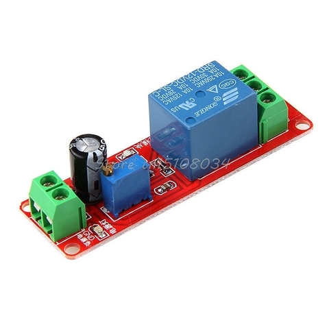 DC 12 V Vehicle Delay Relay Shield Module NE555 Timer Adjustable Switch 0 ~ 10 S S08 Wholesale&DropShip ► Photo 1/4