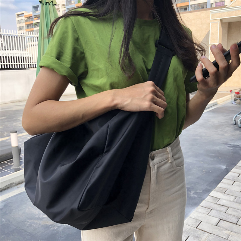 Waterproof Women Handbag Casual Large Shoulder Hobos Bag Nylon Big Capacity Tote