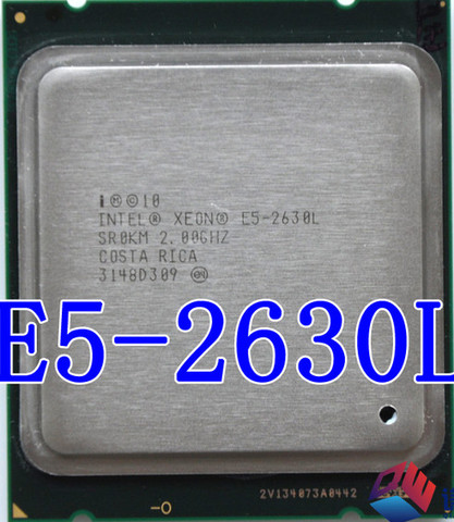 intel xeon E5-2630L  e5 2630L 2.0GHz LGA2011 socket 6-Core Intel server processor E5 2630L CPU can wrok ► Photo 1/1