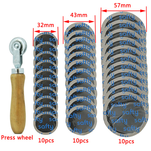 Tire Repair Rubber Patch Tool Cars And Motorcycles Bicycle Every Packet More Than 30 32mm 43mm Plus 57mm ► Photo 1/6