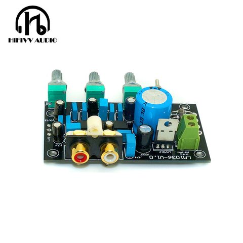 Hifivv audio LM1036 Preamplifier kit Tone adjust High bass regulation Board frees shipping ► Photo 1/3