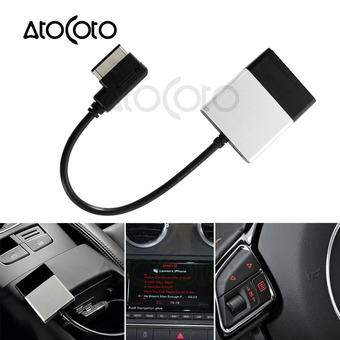 Bluetooth Car Kit for VW MDI Music Receiver Airdual Module for Mercedes Benz MMI Media Interface AUX Cable Adapter for Audi AMI ► Photo 1/6
