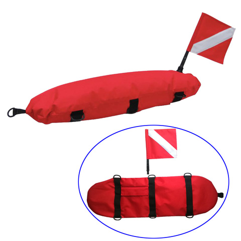 Waterproof Spearfishing Diving Diver Visibility Signal Float Buoy With Flag ► Photo 1/4