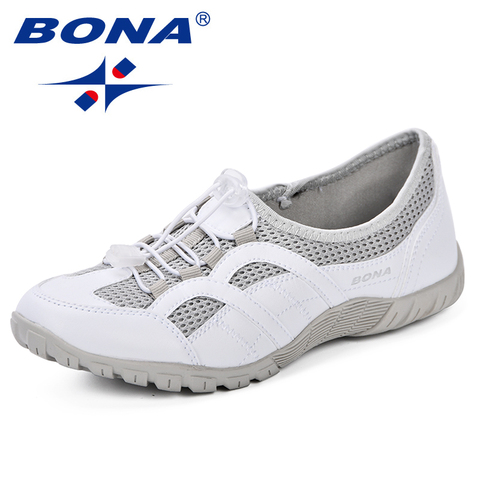 BONA New Outdoors Adults Trainers Running Shoes Woman Mesh Footwear Sport Athletic Breathable Female Sneakers 2022 Spring Autumn ► Photo 1/6