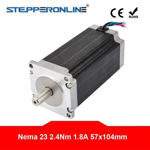 Stepping Motor 2.4Nm 1.8A 8mm Shaft Nema23 Stepper Motor 4-lead 57 Motor for CNC Router Lathe Robot ► Photo 1/5