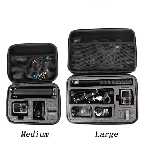 Carry Storage Bag EVA Protective Case PU Box For GoPro Hero 9 8 7 6 5 Xiaomi YI 4K Sjcam EKEN DJI Osmo Action Accessories Camera ► Photo 1/6