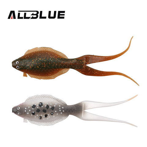 ALLBLUE New 3pcs/lot Soft Bait 12cm/8g Flatfish Fishing Lure Soft Silicone Bait Swimbaits Plastic Flounder  Lure Pasca Peche ► Photo 1/6