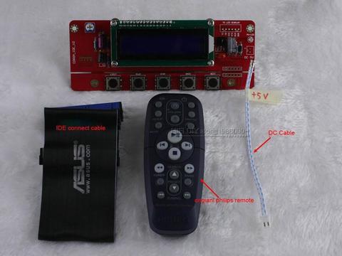 DIY IDE CDROM DVD Rom Controller Board With Display + Remote Control ► Photo 1/1