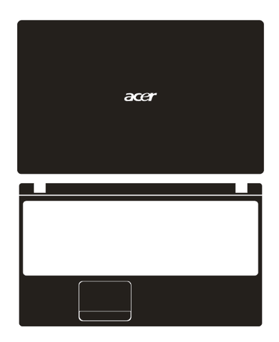 Special Laptop Carbon fiber Vinyl Skin Stickers Cover guard For Acer Aspire 5742 5742G 5742Z 5742ZG 5552 5552G 15.6-inch ► Photo 1/5